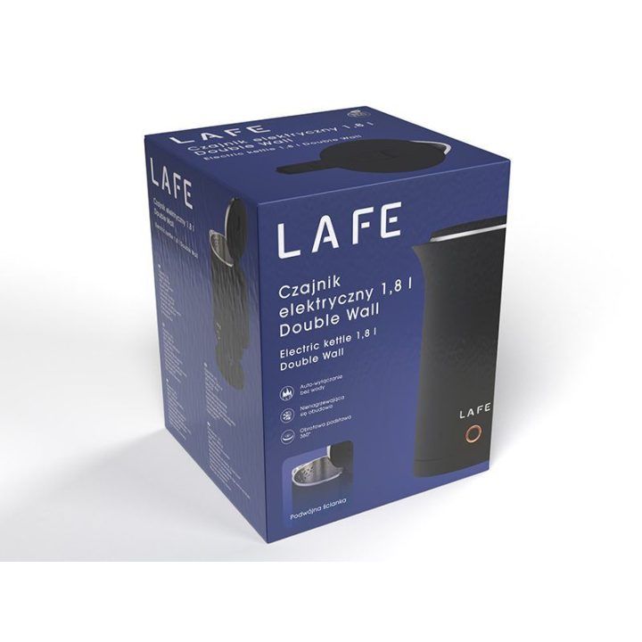 Lafe 47467 elektrinis virdulys 1,8 l, dviguba sienelė