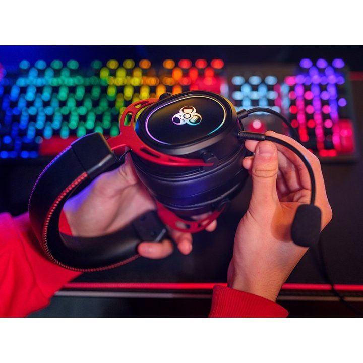 Tracer GameZone GZ X3 žaidimų ausinės su RGB apšvietimu