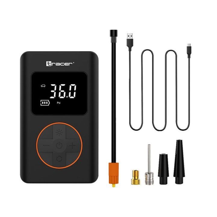 Mobilus oro kompresorius Tracer CUBEAIR RES-14, juodas