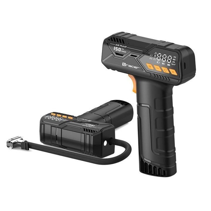 Tracer belaidis oro kompresorius RES-13 AIR-P, juodas