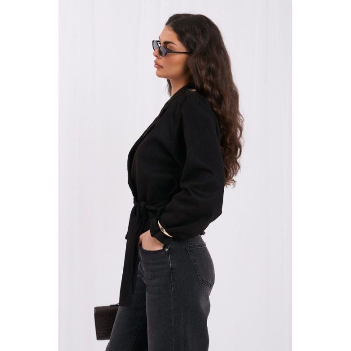 Paltas su diržu Italy Moda
