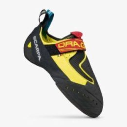 Laipiojimo bateliai Scarpa Drago, juodi ir geltoni