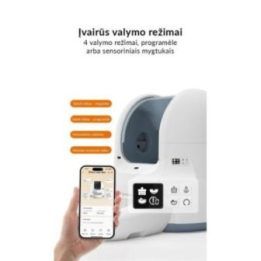 Išmanioji savaime išsivalanti kačių kraiko dėžė Sponge