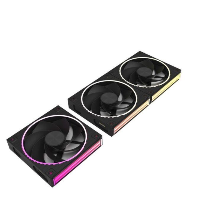 Zalman ZM-DF120R 120 mm atvirkštinis ARGB ventiliatorius, juodas