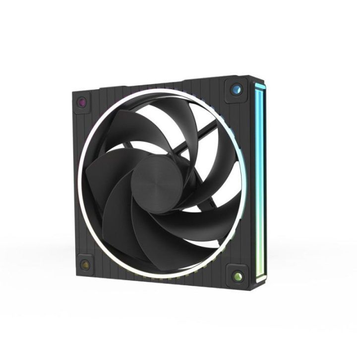 Zalman ZM-DF120R 120 mm atvirkštinis ARGB ventiliatorius, juodas