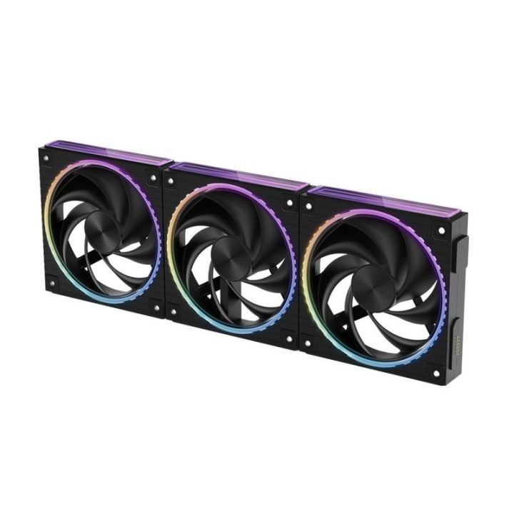 Zalman ZM-DF120 A3 120 mm PWM ventiliatorių 3 vnt. rinkinys, juodas