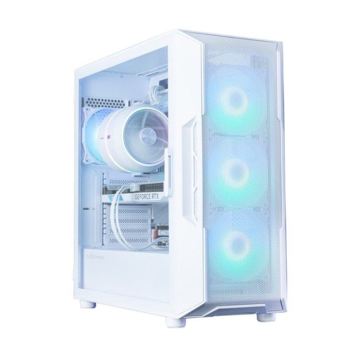 Zalman I3 NEO ARGB V2 ATX Midi bokštas, baltas
