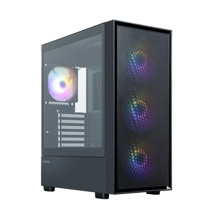 Zalman S6 ATX vidurinis kompiuterio korpusas, juodas