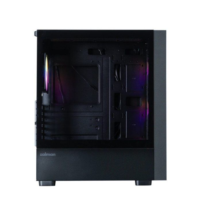 Zalman S6 ATX vidurinis kompiuterio korpusas, juodas