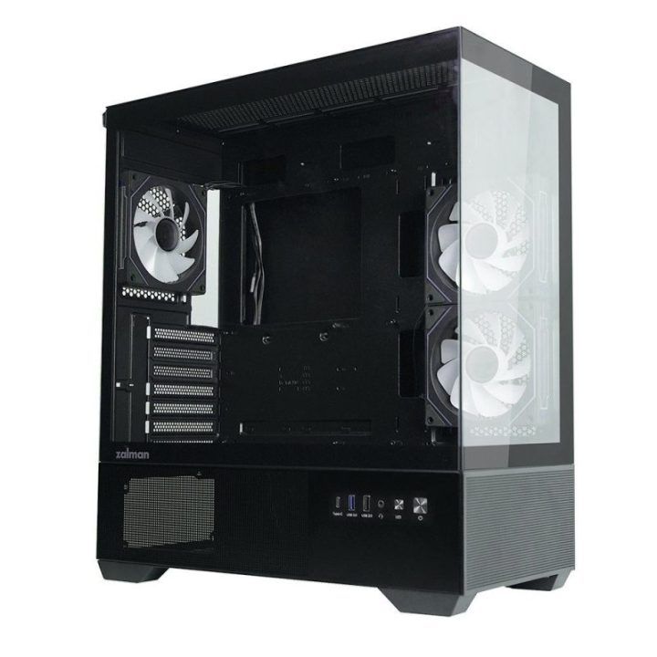 Zalman CHRONIX V2 ATX vidurinis kompiuterio korpusas, juodas