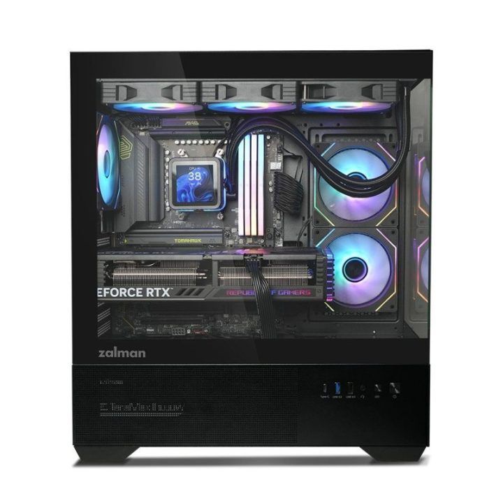 Zalman CHRONIX V2 ATX vidurinis kompiuterio korpusas, juodas