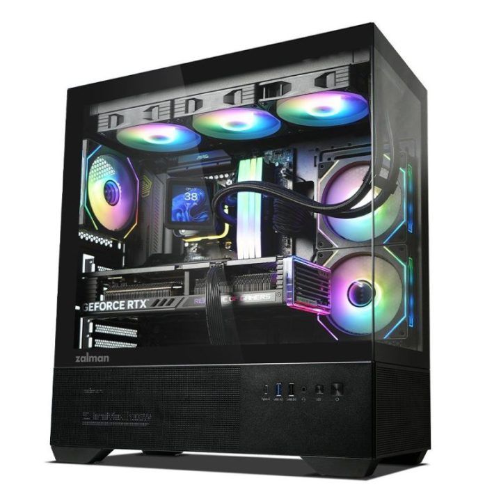 Zalman CHRONIX V2 ATX vidurinis kompiuterio korpusas, juodas