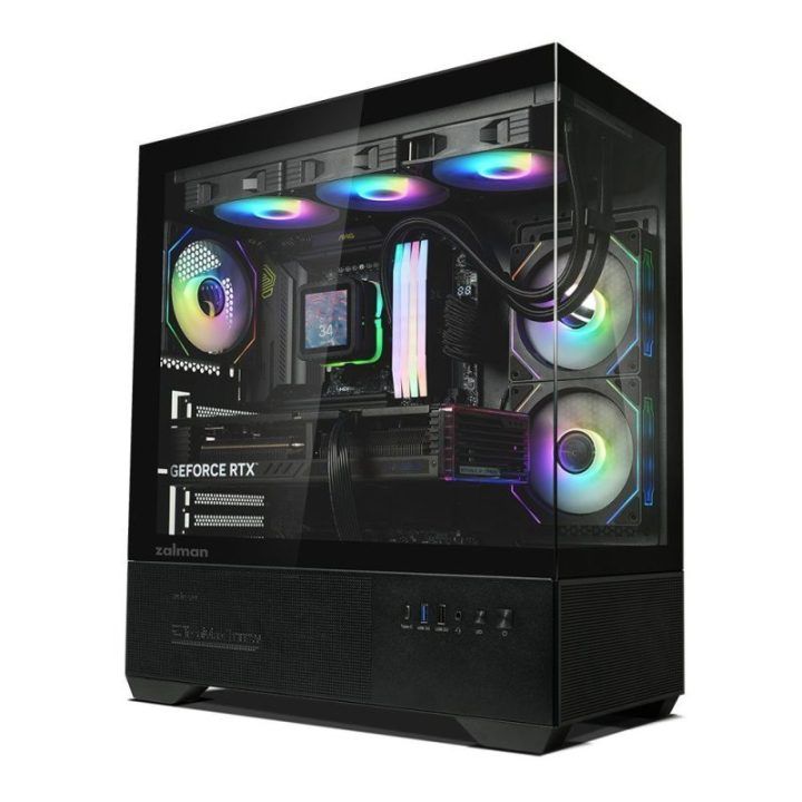 Zalman CHRONIX V2 ATX vidurinis kompiuterio korpusas, juodas