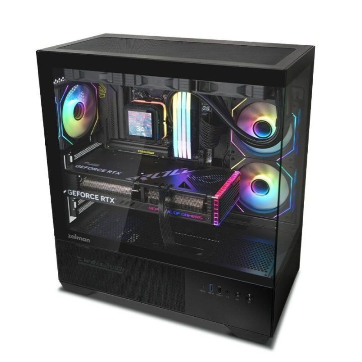Zalman CHRONIX V2 ATX vidurinis kompiuterio korpusas, juodas