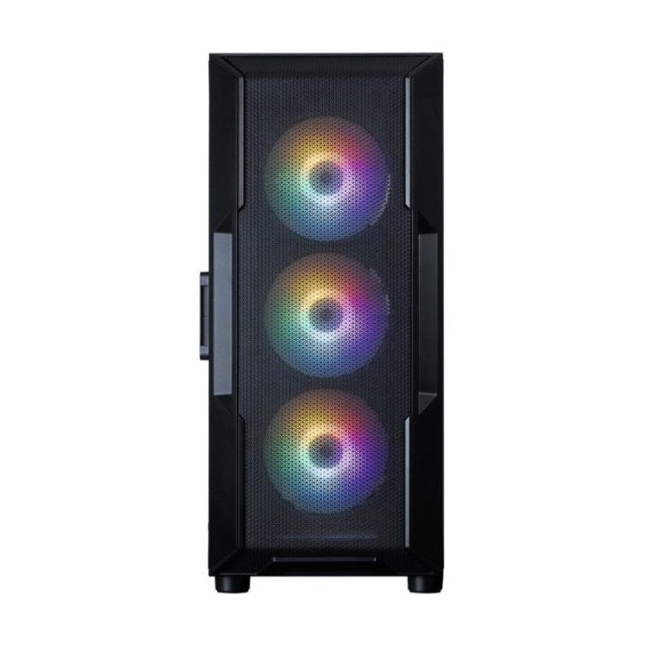 Zalman I3 NEO V2 ATX vidurinis korpusas, 4 x 120 mm RGB ventiliatoriai, juodas
