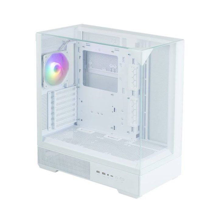 Zalman P40 PRISM PLUS ATX vidurinis kompiuterio korpusas, baltas