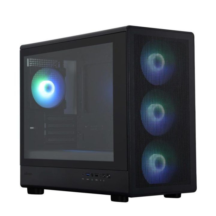 Zalman M5 mATX Mini Tower kompiuterio dėžė, juoda