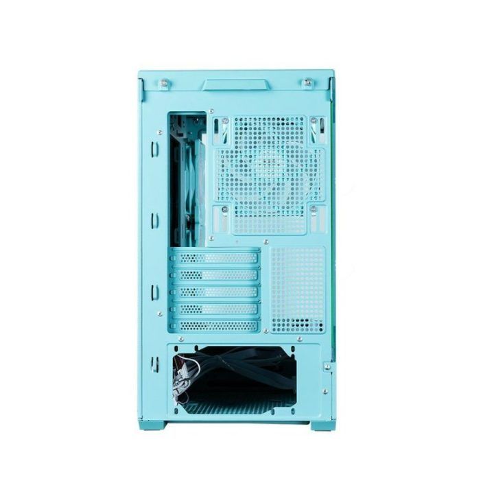 Zalman P30 V2 mATX mini bokšto kompiuterio korpusas, mėtų spalvos