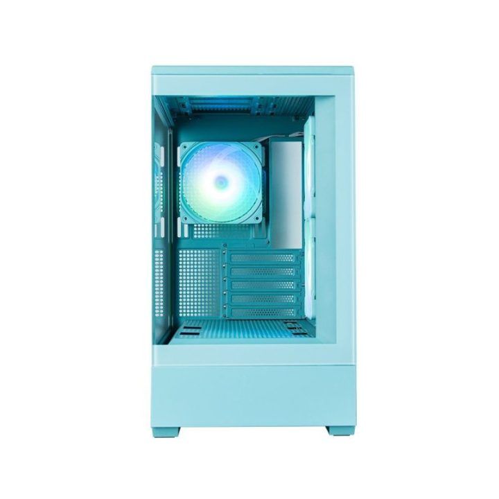 Zalman P30 V2 mATX mini bokšto kompiuterio korpusas, mėtų spalvos