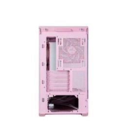 Zalman P30 V2 mATX mini tower kompiuterio korpusas, 3 x 120 mm ARGB, rožinis
