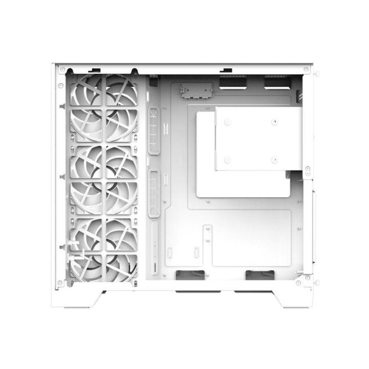 Zalman D40 ATX vidurinis kompiuterio korpusas, baltas