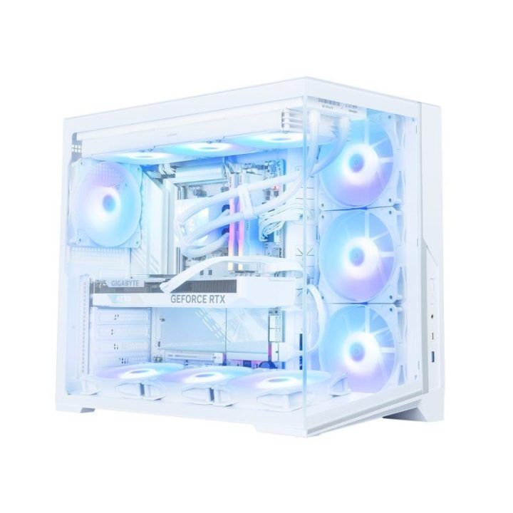 Zalman D40 ATX vidurinis kompiuterio korpusas, baltas