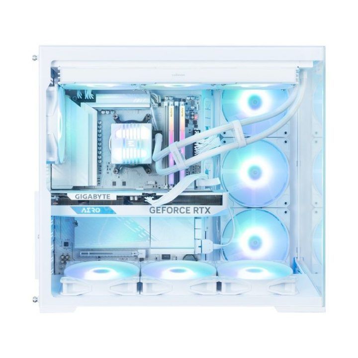 Zalman D40 ATX vidurinis kompiuterio korpusas, baltas