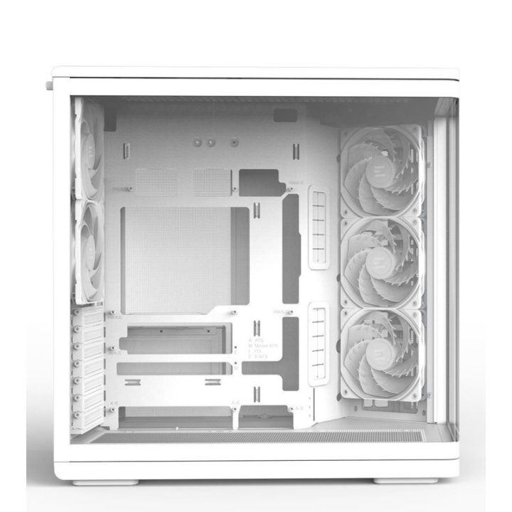 Zalman P60 ATX vidurinis kompiuterio korpusas, baltas