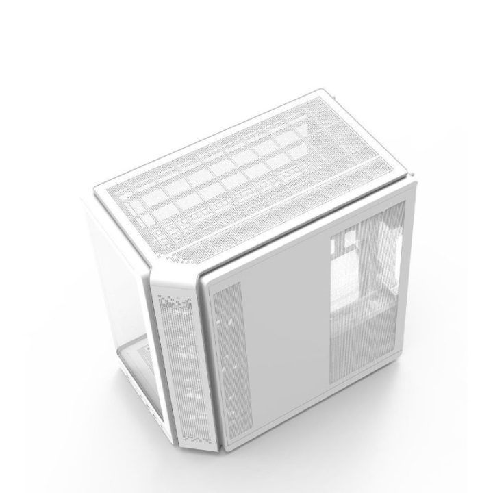 Zalman P60 ATX vidurinis kompiuterio korpusas, baltas