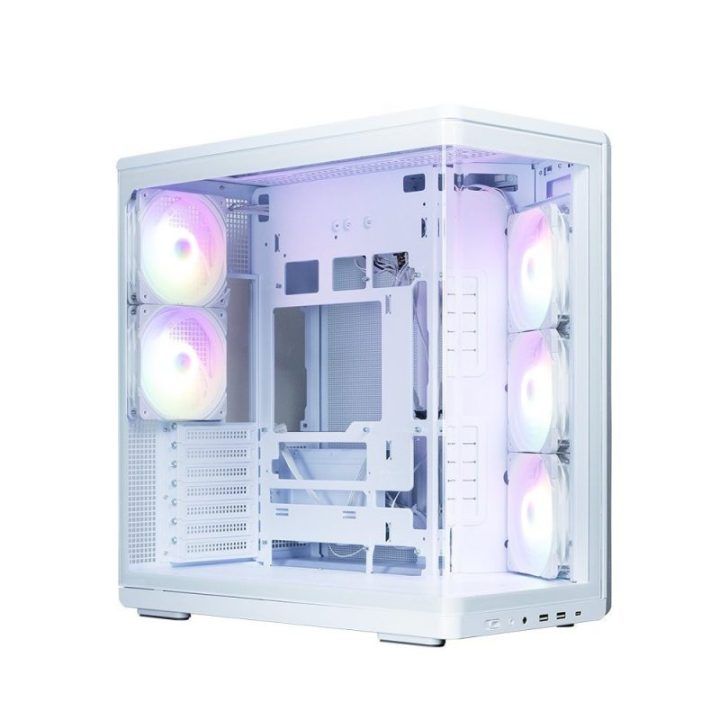 Zalman P60 ATX vidurinis kompiuterio korpusas, baltas
