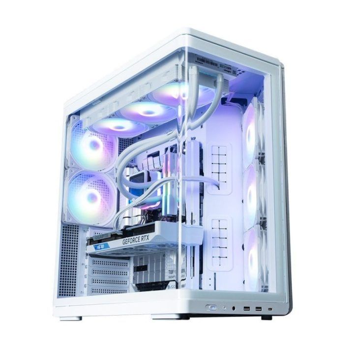 Zalman P60 ATX vidurinis kompiuterio korpusas, baltas
