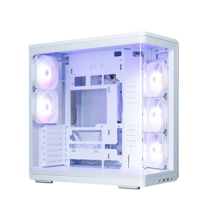 Zalman P60 ATX vidurinis kompiuterio korpusas, baltas