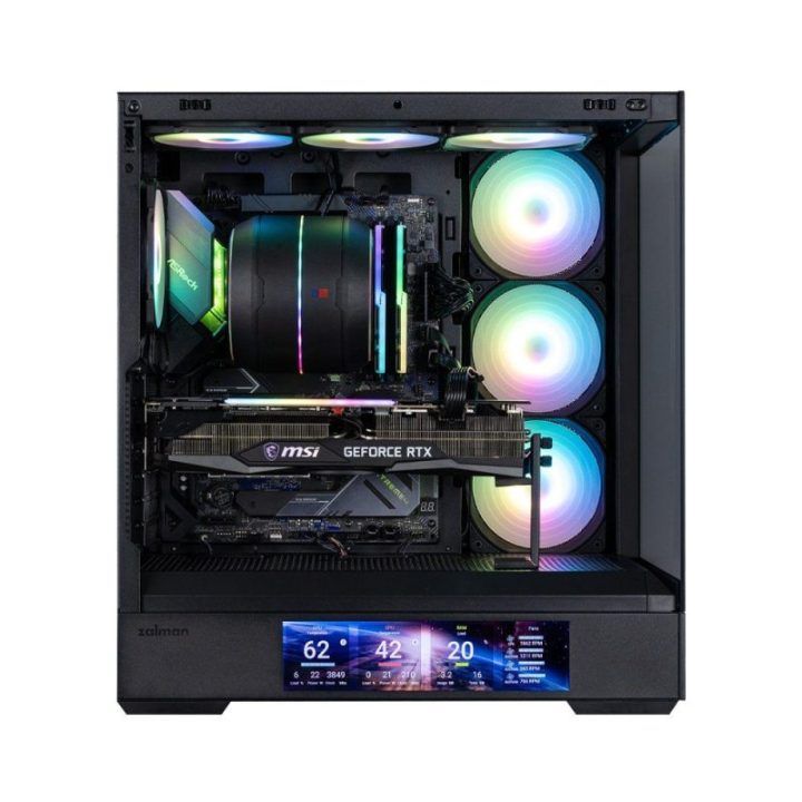 Zalman P40 DS ATX vidurinis kompiuterio korpusas, juodas