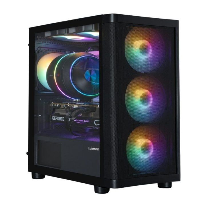 Zalman M4 SE mATX mini bokštas kompiuterio korpusas, juodas