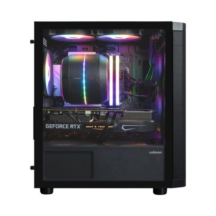 Zalman M4 SE mATX mini bokštas kompiuterio korpusas, juodas