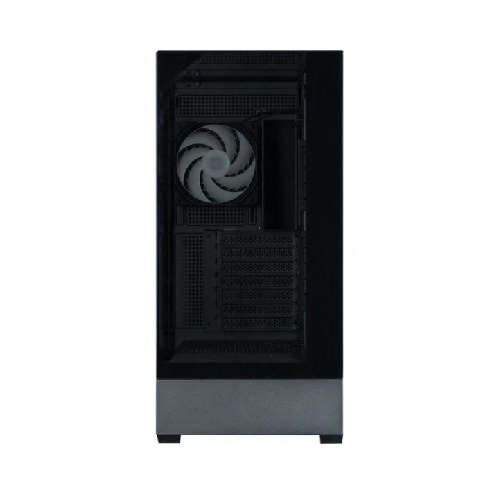Zalman P40 PRISM PLUS ATX vidurinio bokšto kompiuterio korpusas, juodas, su 4 x 120 mm ARGB ventiliatoriais