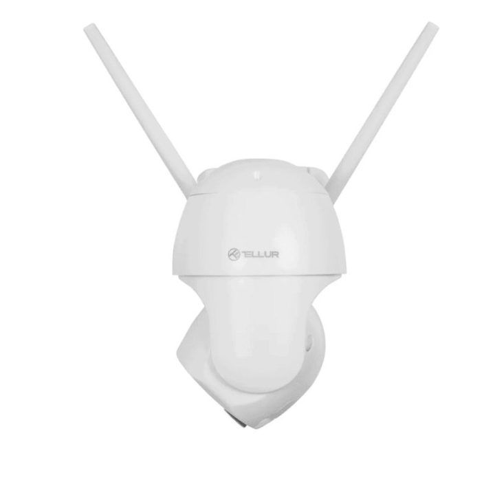Tellur Smart WiFi saulės kamera P&T 3 MP, 2K UltraHD, balta