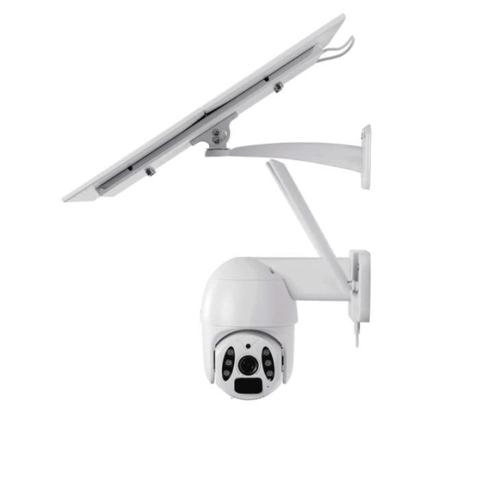 Tellur Smart WiFi saulės kamera P&T 3 MP, 2K UltraHD, balta