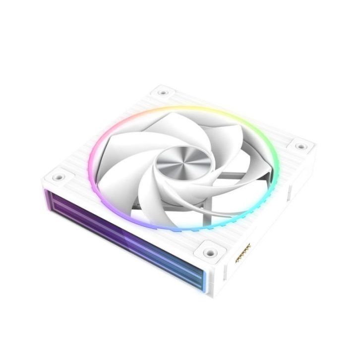 Zalman ZM-DF120R 120 mm apverčiamas Daisy Chain korpuso ventiliatorius, baltas