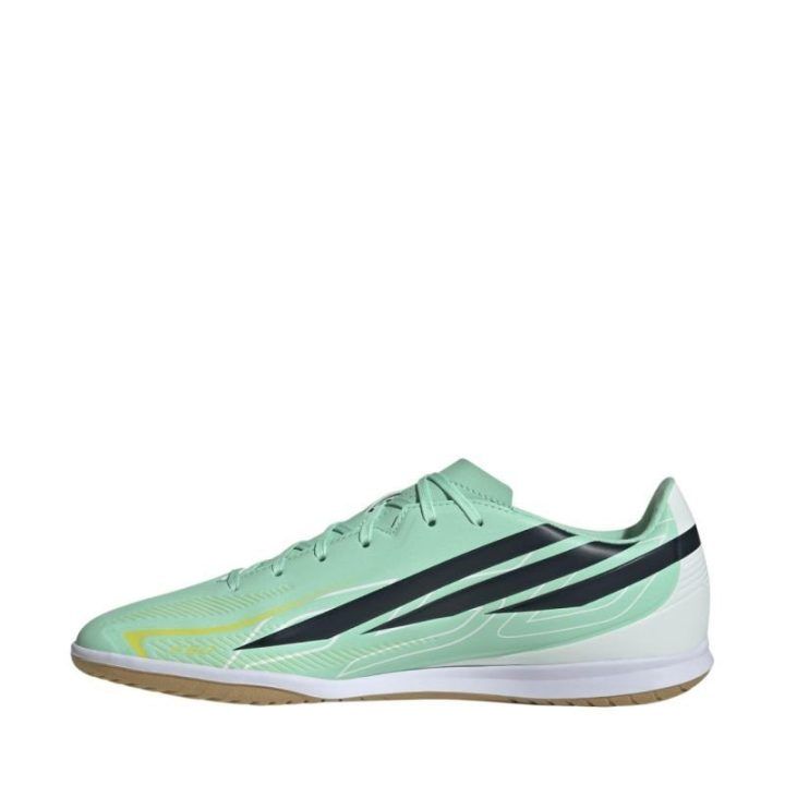 Salės bateliai adidas F50 Hyperfast Club IN, žalsvi