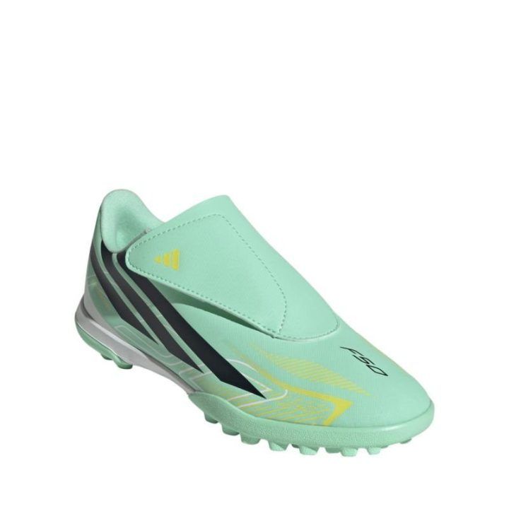 Vaikiški futbolo bateliai adidas F50 Hyperfast Club Velcro TF