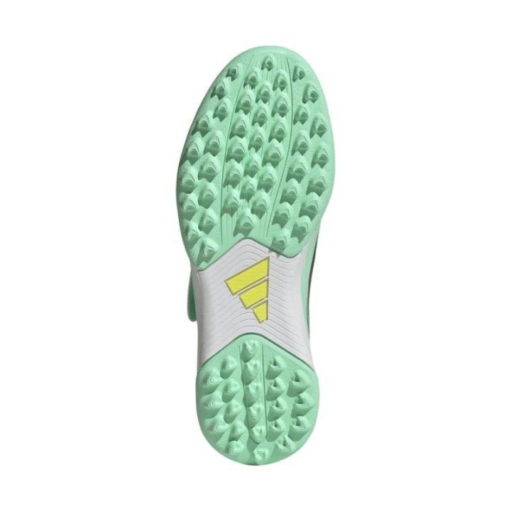 Vaikiški futbolo bateliai adidas F50 Hyperfast Club Velcro TF