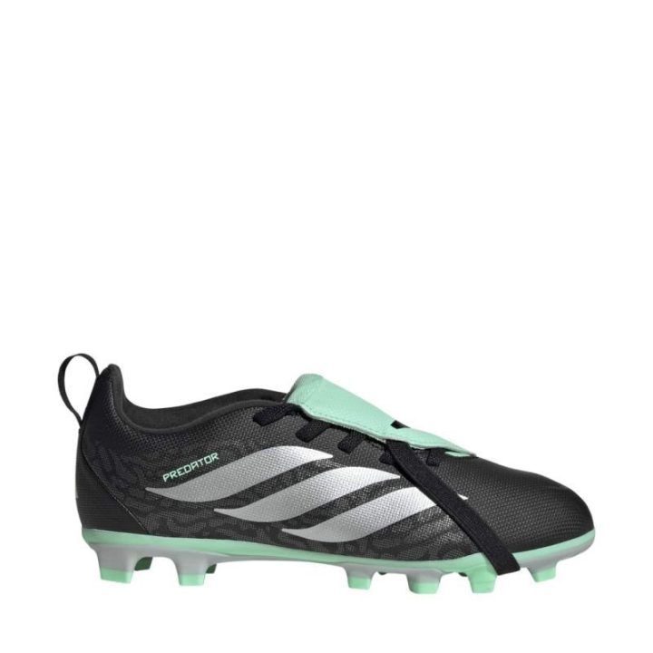 Vaikiški futbolo bateliai adidas Predator Club FT EL FG/MG, juodi