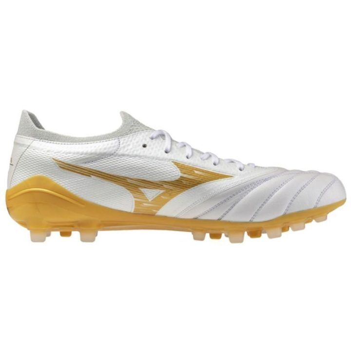 Avalynė Mizuno Morelia Neo IV Beta Elite AG, balta ir auksinė