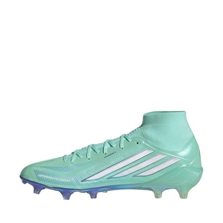 Futbolo bateliai adidas F50 Sparkfusion Elite Mid FG/AG, šviesiai žali
