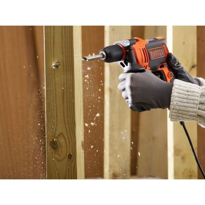 Smūginis gręžtuvas Black+Decker BEH710, 710 W