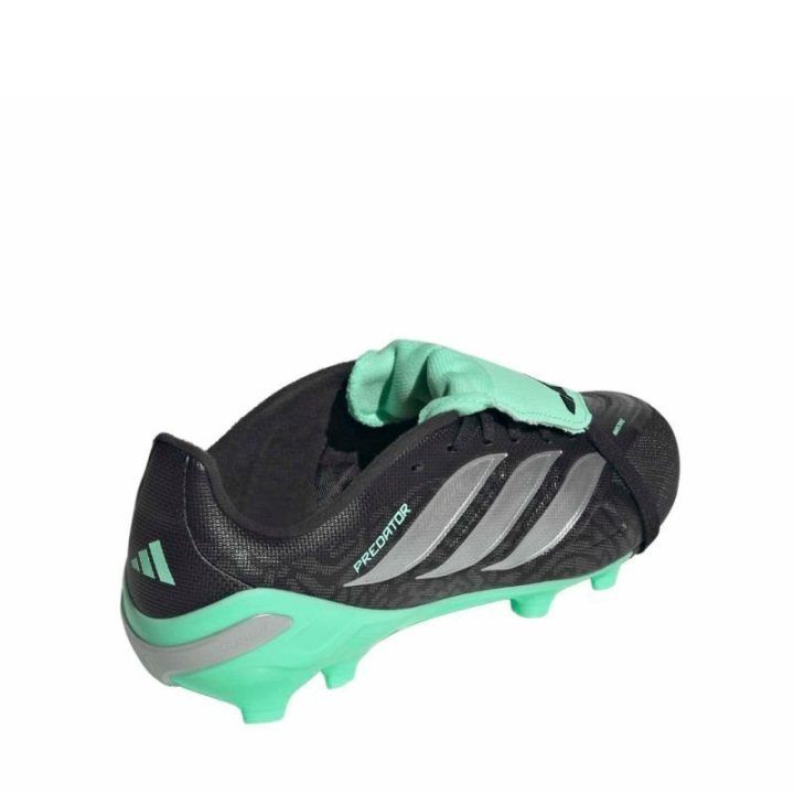 Vaikiški futbolo bateliai adidas Predator League FT FG, juodi ir žali