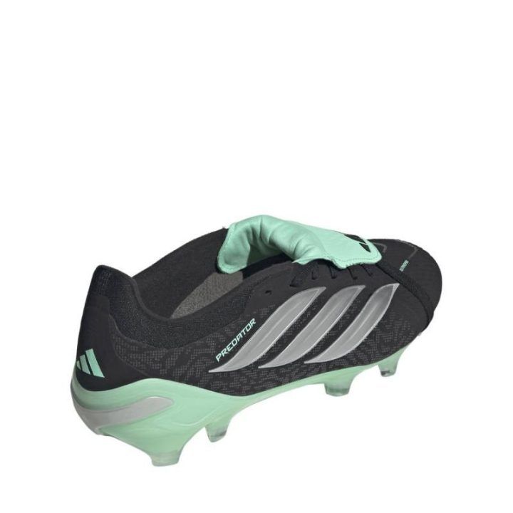 Futbolo bateliai adidas Predator Pro FT FG, juodi ir žalsvi