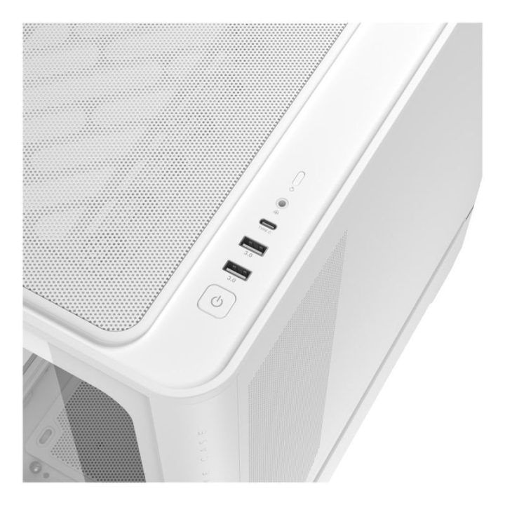ASUS PRIME AP304 TG ARGB kompiuterio korpusas, baltas
