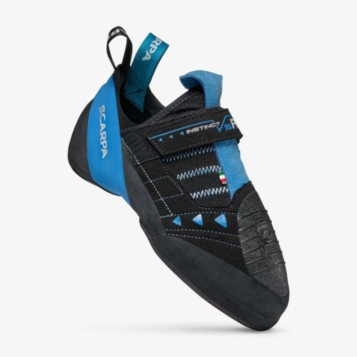 Laipiojimo bateliai Scarpa Instinct VSR, juodi ir mėlyni
